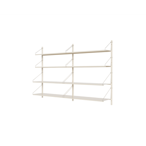 Frama Shelf Library Double Section Hylde 108,4x80 Varm Hvid