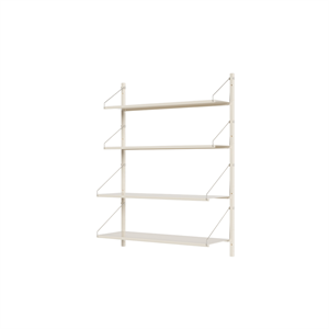 Frama Shelf Library Single Section Hylde 108,4x80 Varm Hvid