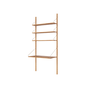 Frama Shelf Library Desk Section Reol 185,2x80 Natural Eg