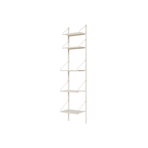 Frama Shelf Library Single Section Reol 185,2x40 Varm Hvid