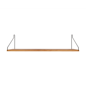 Frama Single Shelf Hylde 20x80 Natural Eg/Sort