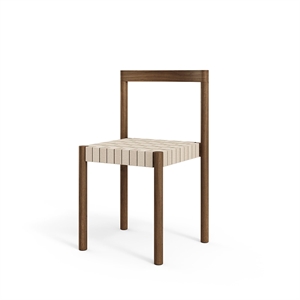 Brdr. Krüger Ekko Spisebordsstol Røget Eg/Natural Linned