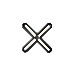 Loom Design Fuzz Væglampe Sort