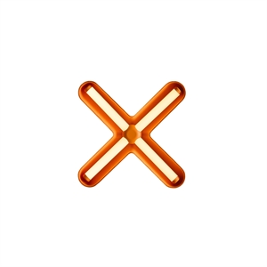 Loom Design Fuzz Væglampe Sort/Orange