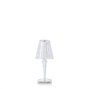 Kartell BATTERY Transportabel Lampe Krystal