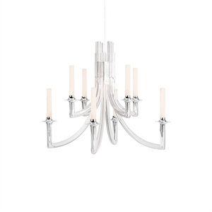 Kartell KHAN METAL Lysekrone Krystal