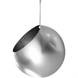 AYTM GLOBE Hanging Potteplante Ø21 Sølv