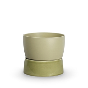 Ro Collection Two Tone Planter Krukke Stor Artichoke Green