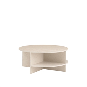 Muuto Halves Sofabord Light Taupe/Terrazzo