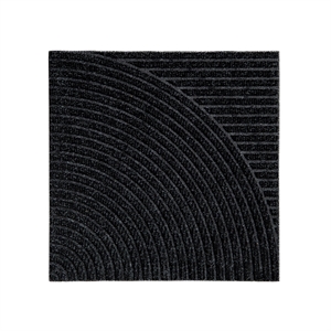 Heymat Horizontal & Circular Dørmåtte Zen Black