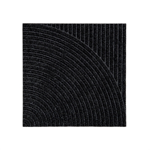 Heymat Vertical & Circular Dørmåtte Zen Black