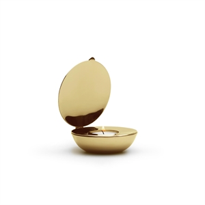 Design House Stockholm Shell Fyrfadsholder Messing