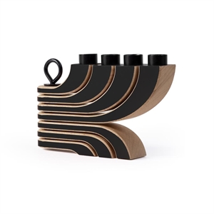 Design House Stockholm Nordic Light 4-Arms Lysestage Sort