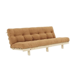 Karup Lean Sovesofa Med Alpha Madras 130x200 Fudge Brown/Raw