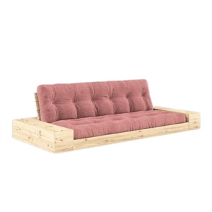 Karup Base Sovesofa Med Sidekasse & 5-Lags Madras Klar/Sorbet Pink