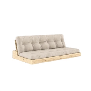 Karup Base Sovesofa Med 5-Lags Madras Klar/Beige
