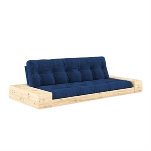 Karup Base Sovesofa Med Sidekasse & 5-Lags Madras Koboltblå/Royal Blue