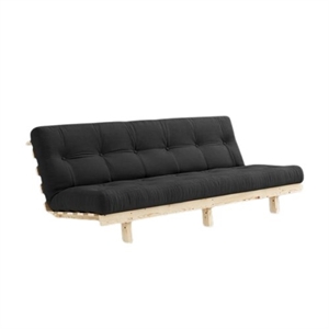 Karup Lean Sovesofa Med Alpha Madras 130x200 Mørkegrå/Raw