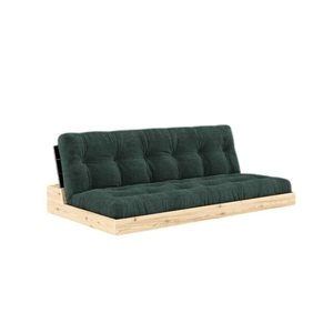 Karup Base Sovesofa Med Sidekasse & 5-Lags Madras Black Night/Kul