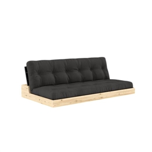 Karup Base Sovesofa Med 5-Lags Madras Black Night/Mørkegrå