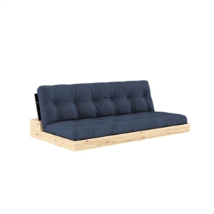 Karup Base Sovesofa Med 5-Lags Madras Black Night/Navy