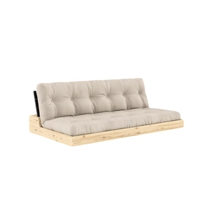 Karup Base Sovesofa Med 5-Lags Madras Black Night/Beige