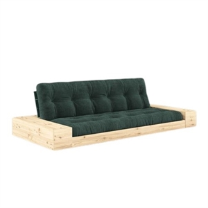 Karup Base Sovesofa Med Sidekasse & 5-Lags Madras Lush Green/Seaweed