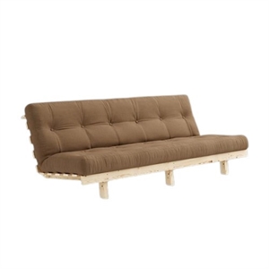 Karup Lean Sovesofa Med Alpha Madras 130x200 Mocca/Raw