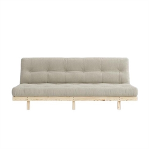 Karup Lean Sofa Sovesofa Med Madras 130x190 Beige/Raw