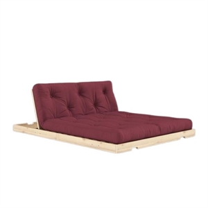 Karup Flip Sovesofa Med Madras 140x200 Bordeaux/Raw
