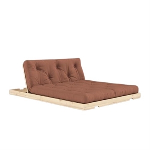 Karup Flip Sovesofa Med Madras 140x200 Clay Brown/Raw