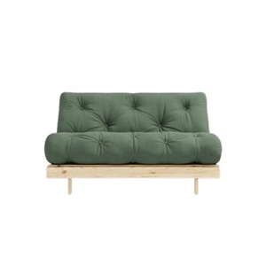 Karup Roots Sovesofa Med Madras 140x200 756 Olive Green/Raw