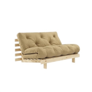 Karup Roots Sovesofa Med Madras 140x200 758 Wheat Beige/Raw