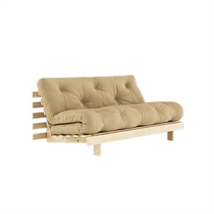 Karup Roots Sovesofa Med Madras 160x200 758 Wheat Beige/Raw
