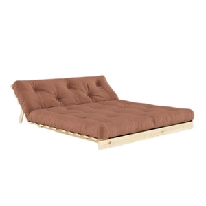 Karup Roots Sovesofa Med Madras 160x200 759 Clay Brown/Raw