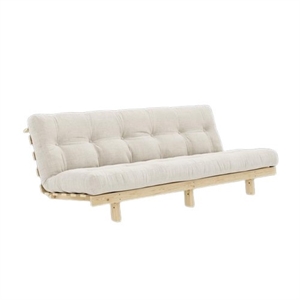 Karup Lean Sovesofa Med Alpha Madras 130x200 Ivory/Raw