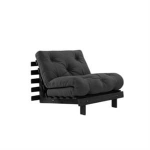 Karup Roots Sovesofa Med Madras 90x200 Black Night/Mørkegrå