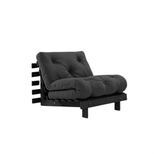 Karup Roots Sovesofa Med Madras 90x200 Black Night/Mørkegrå
