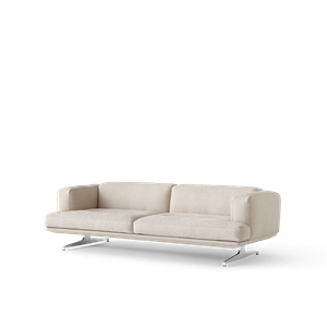 &Tradition Inland AV23 Sofa 3-Personers Clay 0011/Poleret Aluminium