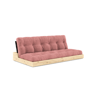 Karup Design Base Sovesofa Med 5-Lags Madras Black Night/Sorbet Pink