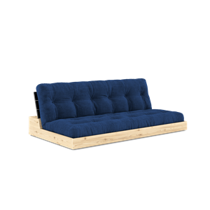 Karup Design Base Sovesofa Med 5-Lags Madras Black Night/Royal Blue