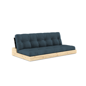 Karup Design Base Sovesofa Med 5-Lags Madras Black Night/Petroleum