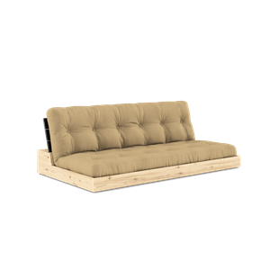 Karup Design Base Sovesofa Med 5-Lags Madras Black Night/Wheat Beige