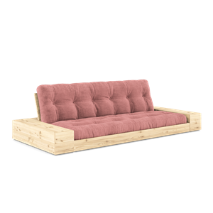 Karup Design Base Sovesofa Med Sidekasse & 5-Lags Madras Klar/Sorbet Pink