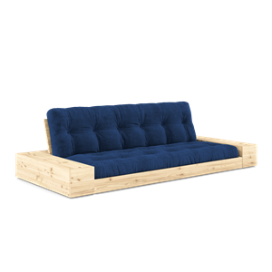 Karup Design Base Sovesofa Med Sidekasse & 5-Lags Madras Klar/Royal Blue