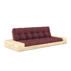 Karup Design Base Sovesofa Med Sidekasse & 5-Lags Madras Klar/Bordeaux