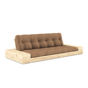 Karup Design Base Sovesofa Med Sidekasse & 5-Lags Madras Klar/Mocca