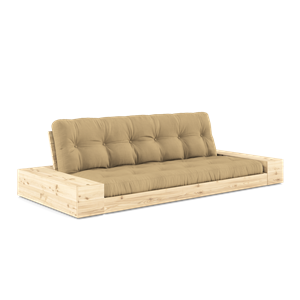 Karup Design Base Sovesofa Med Sidekasse & 5-Lags Madras Klar/Wheat Beige