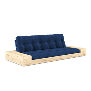 Karup Design Base Sovesofa Med Sidekasse & 5-Lags Madras Koboltblå/Royal Blue