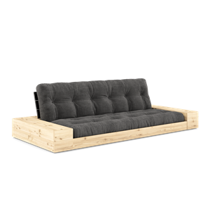 Karup Design Base Sovesofa Med Sidekasse & 5-Lags Madras Black Night/Kul